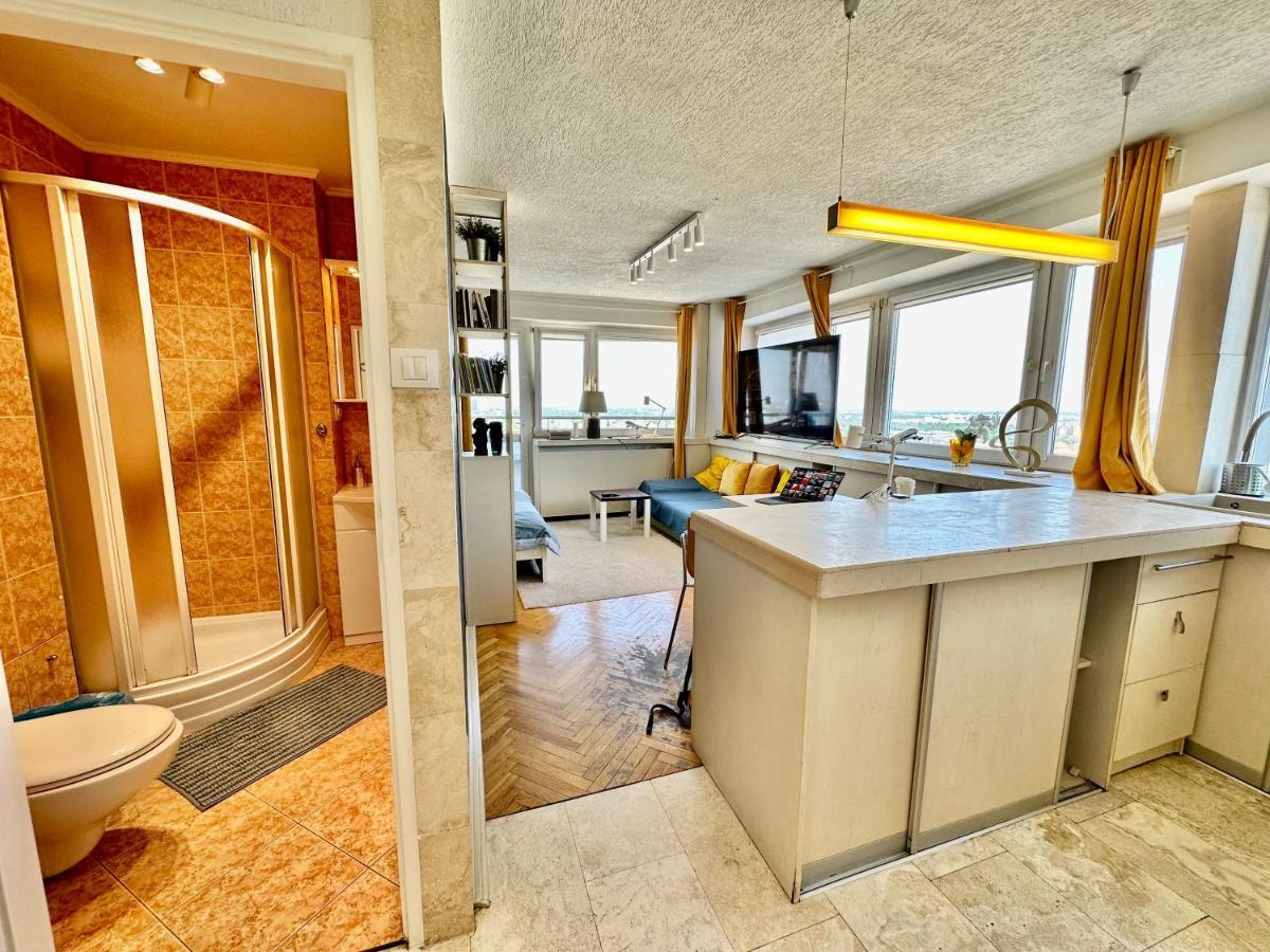 Apartmán Sun Clima/Ac Metro X2 Fast Wifi 500 Mbs 70'Tv Netflix Appletv Hbo Varšava Exteriér fotografie