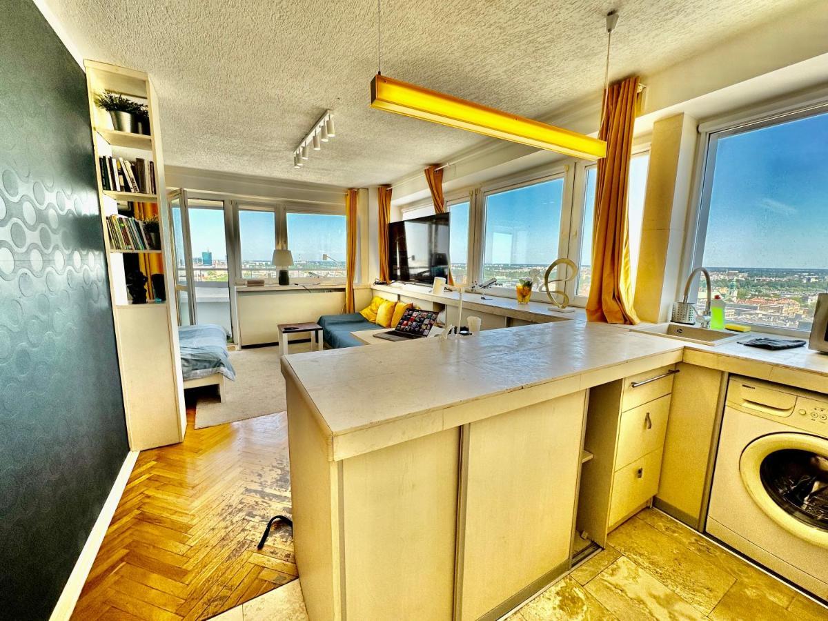 Apartmán Sun Clima/Ac Metro X2 Fast Wifi 500 Mbs 70'Tv Netflix Appletv Hbo Varšava Exteriér fotografie