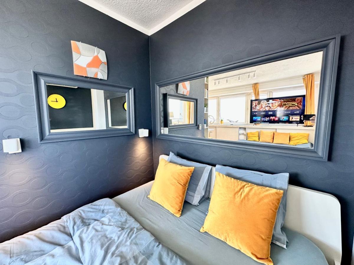 Apartmán Sun Clima/Ac Metro X2 Fast Wifi 500 Mbs 70'Tv Netflix Appletv Hbo Varšava Exteriér fotografie