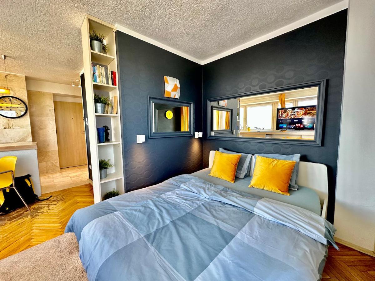 Apartmán Sun Clima/Ac Metro X2 Fast Wifi 500 Mbs 70'Tv Netflix Appletv Hbo Varšava Exteriér fotografie