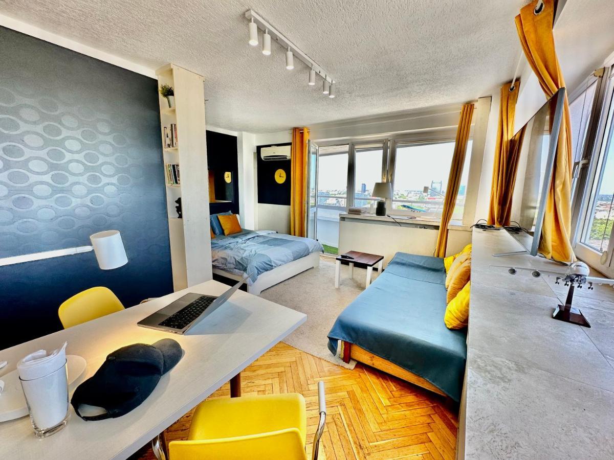 Apartmán Sun Clima/Ac Metro X2 Fast Wifi 500 Mbs 70'Tv Netflix Appletv Hbo Varšava Exteriér fotografie