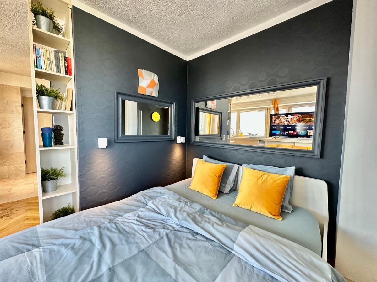 Apartmán Sun Clima/Ac Metro X2 Fast Wifi 500 Mbs 70'Tv Netflix Appletv Hbo Varšava Exteriér fotografie