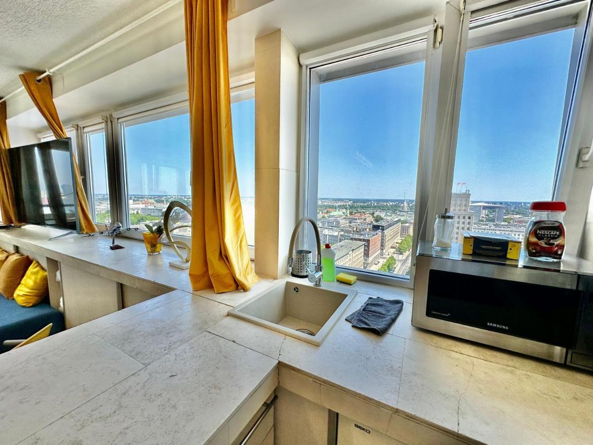 Apartmán Sun Clima/Ac Metro X2 Fast Wifi 500 Mbs 70'Tv Netflix Appletv Hbo Varšava Exteriér fotografie