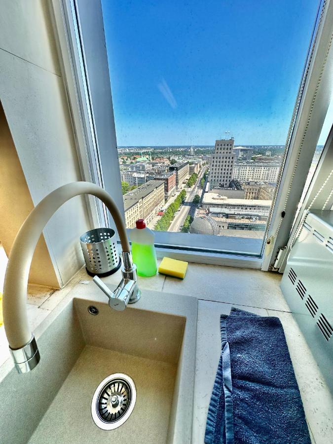 Apartmán Sun Clima/Ac Metro X2 Fast Wifi 500 Mbs 70'Tv Netflix Appletv Hbo Varšava Exteriér fotografie